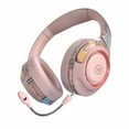 thumbnail image 2 of Inteprter Inalámbrico Bluetooth-compatibilidad 5.1 Auriculares Cancelación de ruido Computadora Manos libres Juego de llamadas Auriculares con Cables de audio/vídeo Rosado, 2 of 6