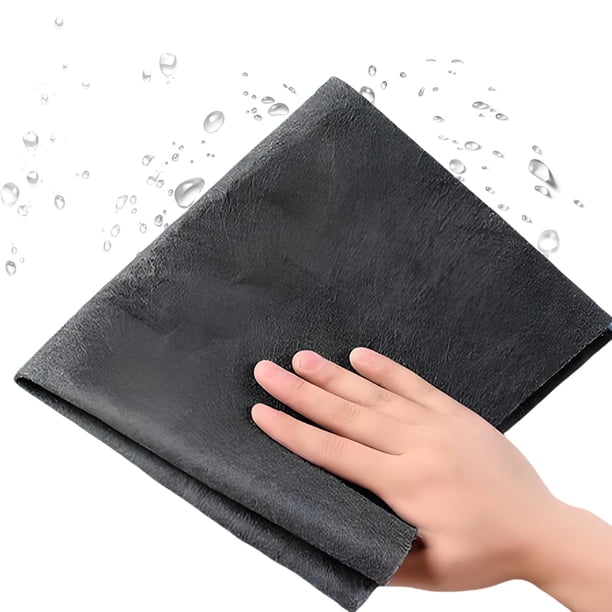 Paños Limpieza Microfibra Mágico Engrosado para Ventanas Reusa (30X30cm 5Pcs)
