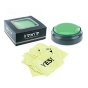 Inventiv 30 Second Custom Recordable Talking Button, Record & Playback Message