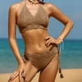 thumbnail image 2 of Nuevo traje de baño dividido con estilo para mujer Traje de baño de bikini informal cómodo OAVQHLG3B Store  lin121212, 2 of 4