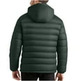 thumbnail image 4 of CYiJun Mens Lightweight Packable Puffer Jacket Hooded Insulated Thermal Puffy Winter Jackets for Running Travel, 4 of 9