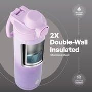 TAL 28oz Stainless Steel Ranger Push Lock Lid Water Bottle, Purple Shimmer