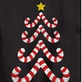 thumbnail image 3 of Instant Message - Candy Cane Tree  - Kids Crew Fleece, 3 of 6
