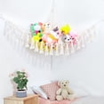 thumbnail image 7 of Stuffed Animal Net or Hammock with LED Light, Hanging Corner Net for Stuffed Animals Storage, Toy Organizer for Bedroom Nursery Crib Kindergarten, 7 of 7