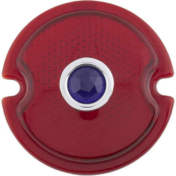 Blue Dot Tail Light Lens, fits Ford 1933-1936 Car/1945-1952 Pickup