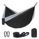 thumbnail image 1 of [ Hamaca ERUW Camping 210D Nylon para Exterior Negra/Gris ], 1 of 9