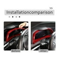 thumbnail image 6 of TINKI Real Carbon Fiber Dashboard Panel Trim Cover Frame Fit for Chevrolet Corvette C8 2020-2023, Center Console Dash Board Trim Frame, Dial Dashboard Moulding Decorative Accessories, 6 of 12