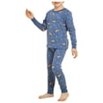 thumbnail image 3 of OJSFQUFP Cartoon Print Thermal Underwear 2Pcs Set Older Boys and Girls Soft Warm Base Layer for Fall and Winter (1-16Y), 3 of 5