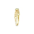 thumbnail image 3 of Gem & Harmony 1/3 Carat (Ctw) Peridot Link Ring in 10K Yellow Gold for Women, 3 of 5