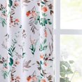 thumbnail image 1 of Cortinas Mysky Home Fall de 275 cm de longitud para salón, 2 paneles, color naranja, 1 of 7
