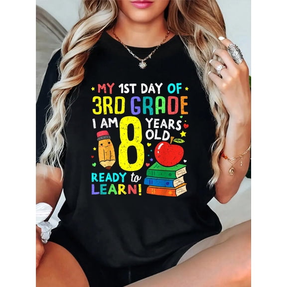 3rd Grade Back to First Day of School Boys Girl T-Shirt