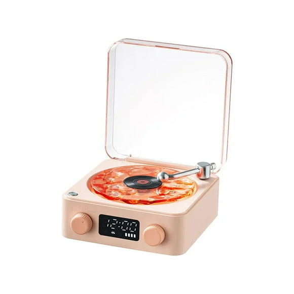 Portable Mini Retro Bluetooth Speaker with RGB Light - Vintage Sleep Aid & Subwoofer, TF Card Support