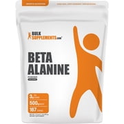 BulkSupplements Beta Alanine Powder - 500 Grams (1.1 lbs)
