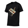 thumbnail image 4 of Vintage Retro Music Cassette Tape with Pencil Design T-Shirt - Soft Cotton Short Sleeve Tee with Fun 80s 90s Nostalgic Print for Men and Women, Perfect Gift for Music Lovers, 4 of 10