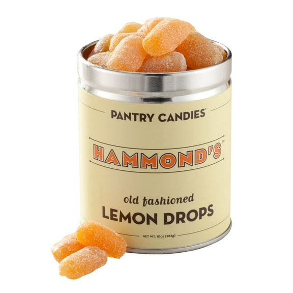 Hammonds Old Fashioned Lemon Drops Tin 10 oz.