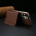 thumbnail image 5 of Allytechgroup Wallet Case for Samsung Galaxy S25 Ultra, RFID Blocking PU Leather Stand Phone Shell with Credit Card Slot Shockproof Back Cover for Samsung Galaxy S25 Ultra Women Men, Brown, 5 of 8
