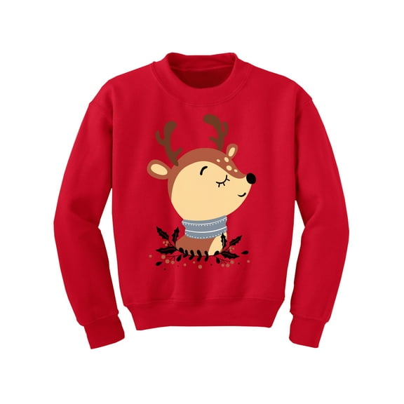 Awkward Styles Christmas Sweater for Boys Girls Kids Youth Cute Little Deer Xmas Sweatshirt