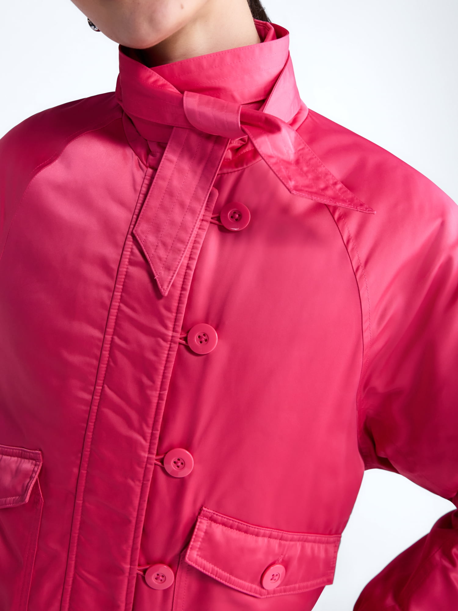 Free Assembly Women's Bow Tie Bomber Jacket, Sizes XS-XXL
