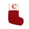 thumbnail image 1 of 1/2PCS Christmas Socks Letter Snowflake Pattern Knitting Christmas Stocking  Gift Bag Christmas Decorations for Home 2022, 1 of 5