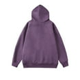 thumbnail image 3 of Long Sleeve Hoodies for Men M-5XL Big and Tall Plus Size Pullover Sweatshirts with Front Pocket Casual Fleece Lined Solid Loose Comfy Hooded, 3 of 3