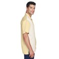 thumbnail image 4 of Harriton Men's Two-Tone Bahama Cord Camp Shirt - M575, 4 of 4