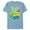 Ocean Blue, variant on Disney and Pixar’s Monsters, Inc. It’s My Birthday - Short Sleeve Blended T-Shirt for Adults - Customized-Yellow