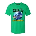 thumbnail image 2 of Wild Bobby, Reel It Like You Stole It Mens Premium Tri Blend T-Shirt, Envy, Small, 2 of 3