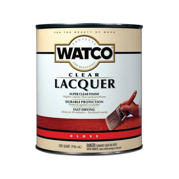 Watco 1624493 1 qt. Clear Lacquer - Pack of 2