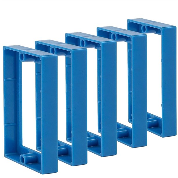 5-Pack 1/2pulgada Single Gang Receptacle Outlet Box Extenders-Extensor de Salida Eléctrica para Interruptores de Salida Eléctrica