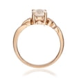 thumbnail image 2 of Gin & Grace 10KT RG Genuine Morganite and Diamond accent Ring., 2 of 6