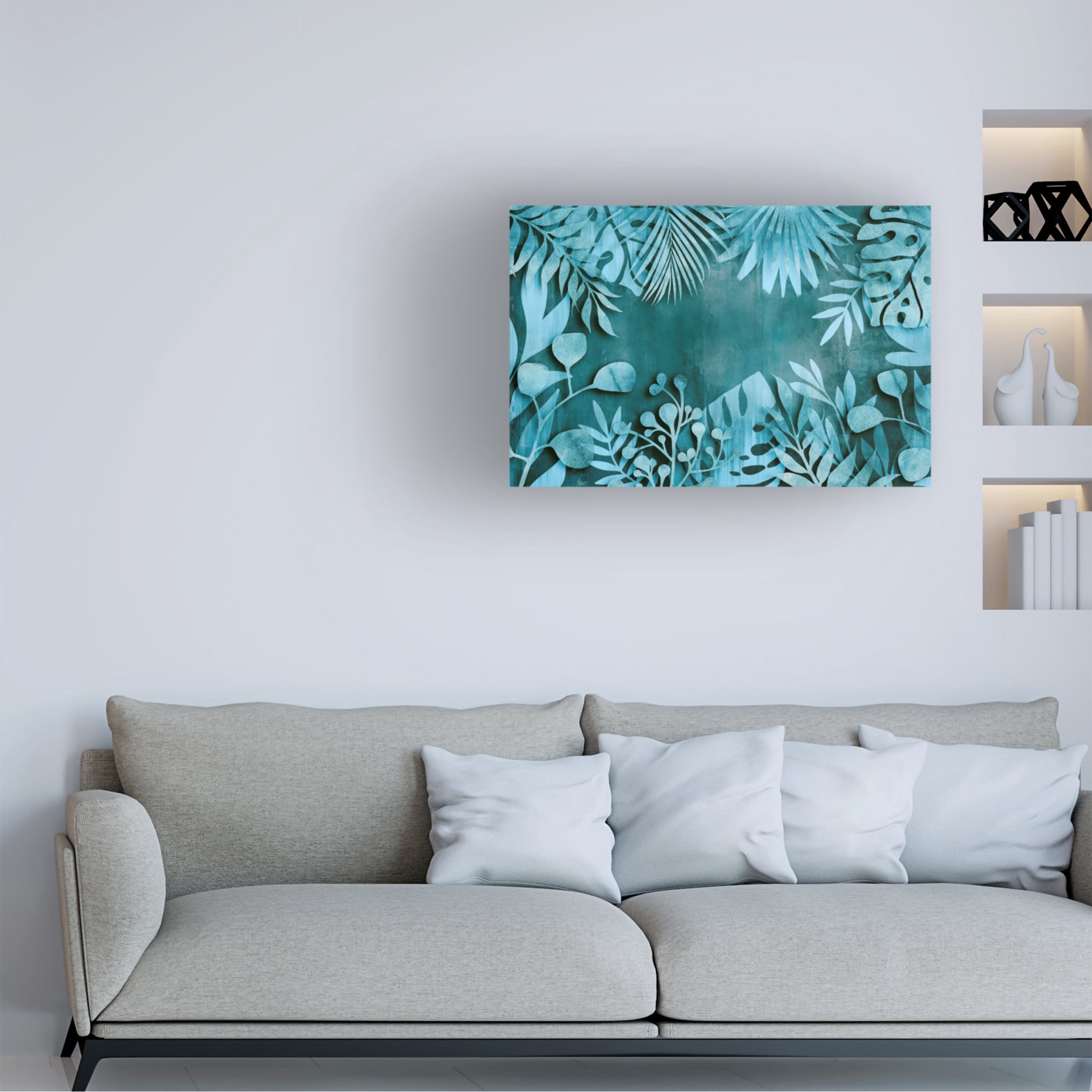 Trademark Fine Art Andrea Haase Abstract Botanical No3 Canvas Wall Art
