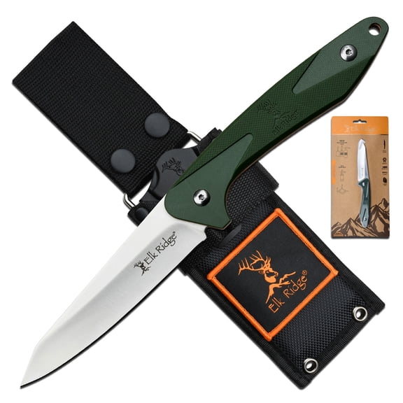 Elk Ridge - HINTERLAND - Fixed Blade Knife Clamshell w/Sheath