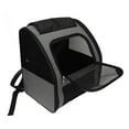 thumbnail image 2 of Cat Backpack Carrier, Large Capacity Adjustable 4 Ventilation Grids Oxford Cloth Foldable Sun Visor Cat Traveler Backpack  For Outdoor Purple,Grey, 2 of 8