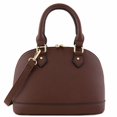 thumbnail image 1 of Cartera tipo domo clásica con cremallera alrededor (café), 1 of 1