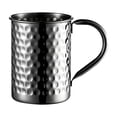 thumbnail image 2 of FURNIX 430Ml Hammered Surfaces Mug With Handle,Stainless Steel Coffee Mug,Camping Cups,Portable Hiking Cup,Lightweight Teacups,Cups For Travel Picnics,Mug For Shower Home,Cups For Cold Drinks, 2 of 5