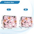 thumbnail image 4 of FORMRS 15"-15.6" Laptop Sleeve Protective Case Soft Carrying Quilted Computer Bag Cover, Pink Halloween Ghosts, 4 of 7