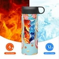 thumbnail image 6 of Sikiie Colorful Donut Print 18OZ Insulated Straw Cup, Portable Leak-proof Sports Water Bottle, Stainless Steel Water Cup Suitable for Home and Outdoor, 6 of 8
