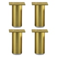thumbnail image 6 of Tongina 4 Pieces Furniture Foot Bed Frame Fixed Support Feet Adjustable Rustproof Easy to Install Cabinet Foot Legs for Shoe Cabinets Gold 10cm, 6 of 8