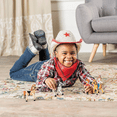 thumbnail image 2 of Fun Express Kids' Cowboy Hats with Star - Bulk Party Favors for Birthday Parties Themed Events & Special Occasions Fun Apparel Accessories for Kids Perfect for Party Favors & Celebrations - 48 Pieces, 2 of 5