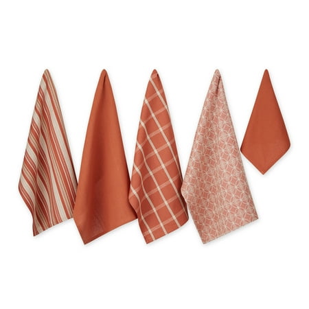

Assorted Spice Dishtowel & Dishcloth (Set of 5)
