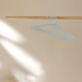 thumbnail image 4 of Plastic Hangers, 10 Pcs Hangers, Clothes Hangers Plastic, Clothing Hangers, Space Saving Coat Hanger, Clothes Hanger with Non Slip Hooks, Ideal for Everyday Use On Shirts, Coats, Pants, Dress, 4 of 7