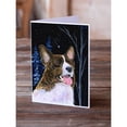 thumbnail image 2 of Starry Night Corgi Greeting Cards and Envelopes Pack of 8, 2 of 2