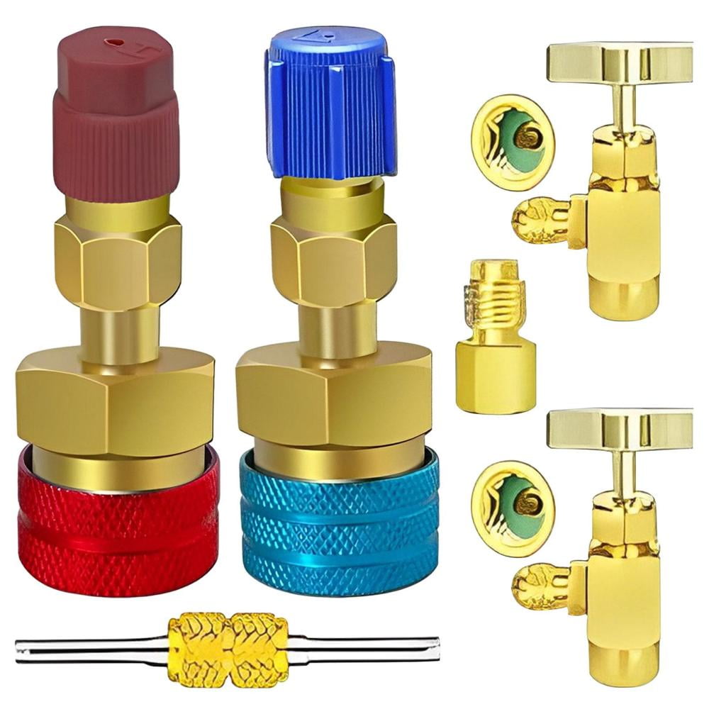 Adapter For a/c Refrigerantr1234yf To r134a Quick CouplersBrass