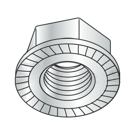 

M20-2.5 Hex Flange Locknuts / Serrated / Class 8 / Zinc / DIN6923 (Quantity: 200 pcs)