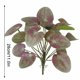 thumbnail image 2 of Hojas de follaje artificial Simulación de plástico Decoración de vegetación Oficina en casa Decoración de plantas falsas, Rosa púrpura Yuarrent HA8164-05B, 2 of 6