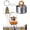 Silver, variant on High-Power Portable Mini Outdoor Spirit Burner & Alcohol Stove, Mini Alcohol Camping Stove | 90g Lightweight Aluminum Cooking Gear for Backpacking, Hiking, Brewing Tea, Coffee & Picnic (Silver*B)