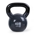thumbnail image 2 of GoFit Classic Vinyl Coated Kettlebell with DVD and Training Manual 35lb - Green, 2 of 2