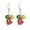 Gloves, variant on Red Green Christmas Drop Dangle Earrings for Women Gold-Toned Long Chain Jingle Bell Wreath Snow Santa Claus Round Ball Dangling Fish Hook Studs Earring Funny Xmas Holiday Jewelry