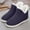 Navy, variant on Brown Suede Heels for Women Slingback Pumps Pointed Toe Mid Heel 2.76" Adjustable Strap Comfortable Office Work Shoes,Size 7.5