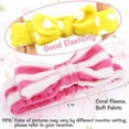 thumbnail image 5 of 6 Pack Spa Headband for Women Skincare Makeup Headband Soft Coral Fleece Bow Hairband Party Favors Goody Bag Stuffers Christmas Stocking Stuffers for Woman Adult Teen Spa Gifts For Women Gifts Basket, 5 of 7